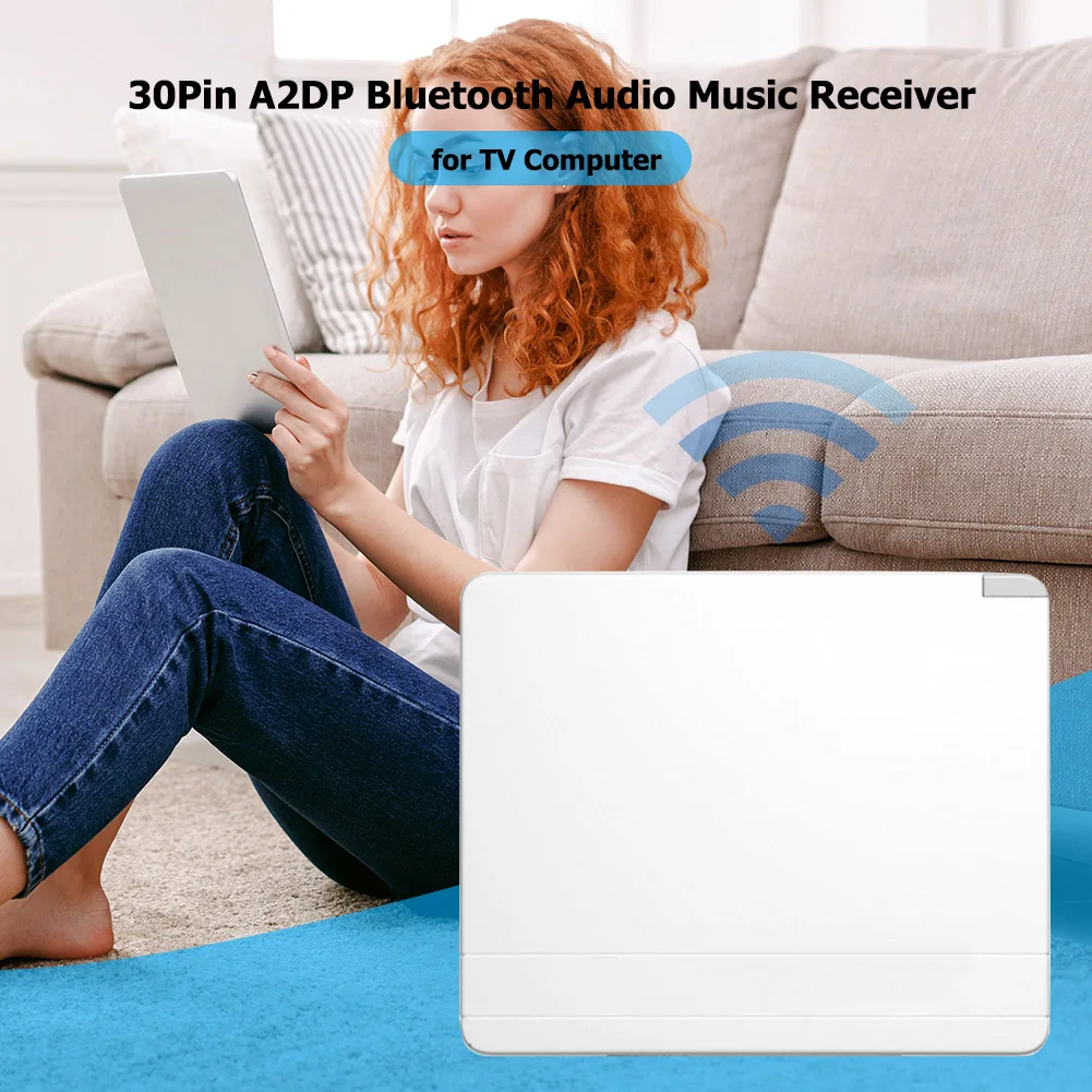 Bluetooth v2.0 A2DP музыкальный приемник адаптер удобный практичный дизайн 30 Pin док