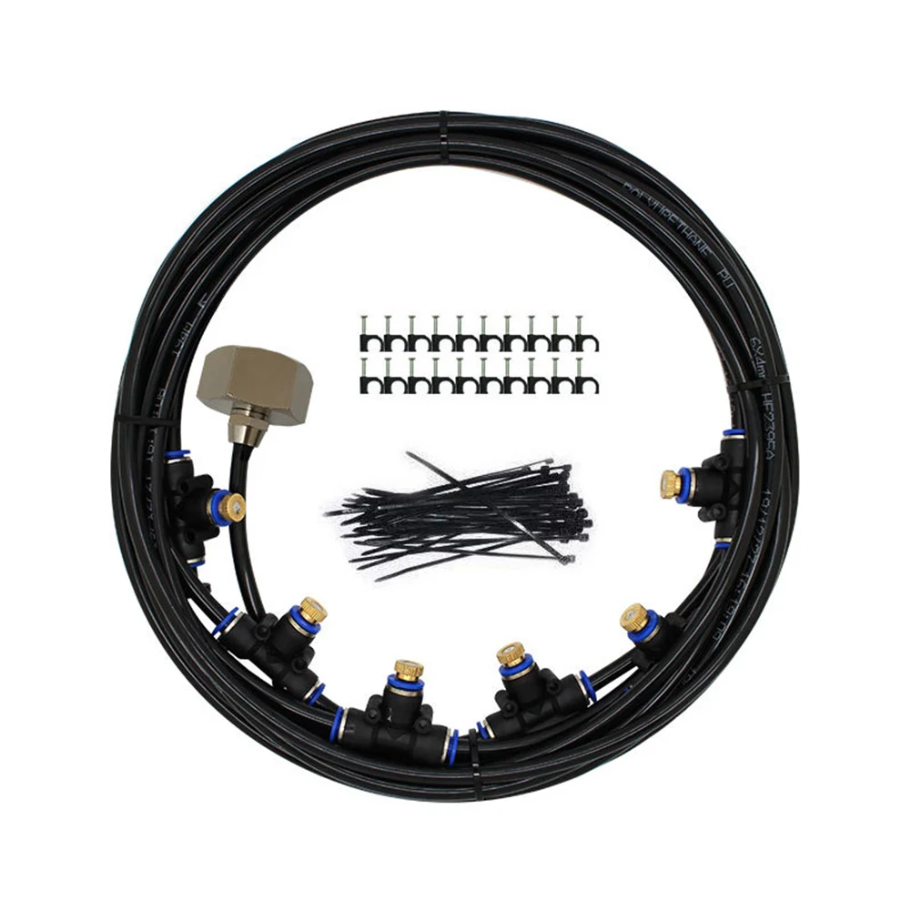

Garden Atomization Sprayer Misting Drop Temperature Low Pressure Sprayer Outdoor System Trampoline Atomizing Tube Set