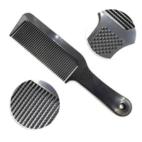 black static long waved teeth carbon comb women make hair smooth comb professional hairdressing men comb for hairstyling