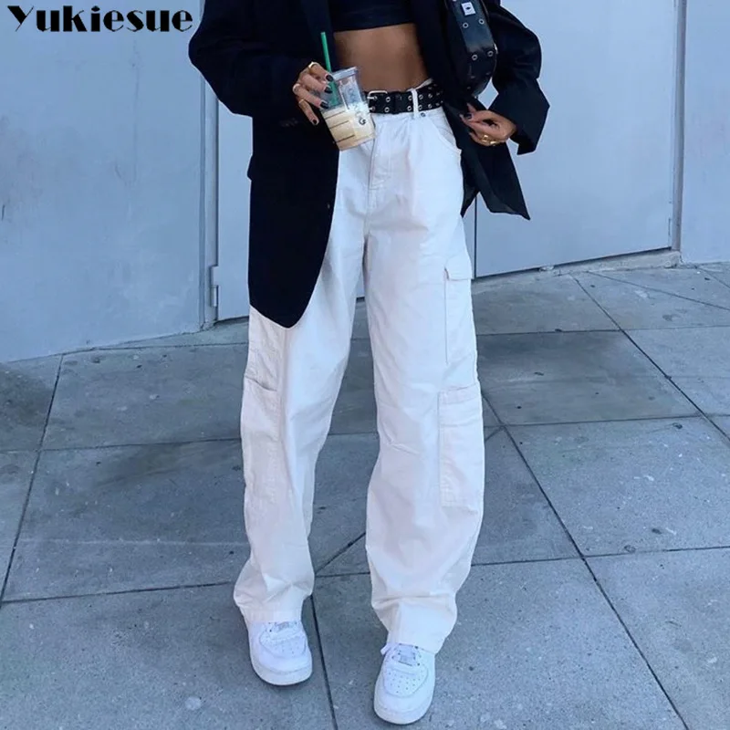 Модные свободные джинсы повседневные рабочие брюки женские в стиле хип хоп
