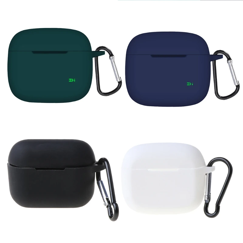 Защитный чехол для ZMI PurPods Pro, однотонный силиконовый беспроводной чехол с поддержкой Bluetooth Защитный чехол для ZMI PurPods Pro, однотонный силиконовый беспроводной чехол с поддержкой Bluetooth