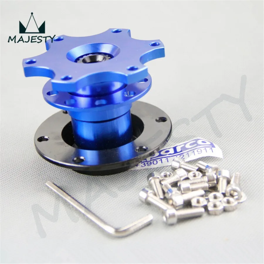 

Steering Wheel Quick Release Hub Adapter Removable Snap Off Boss Kit