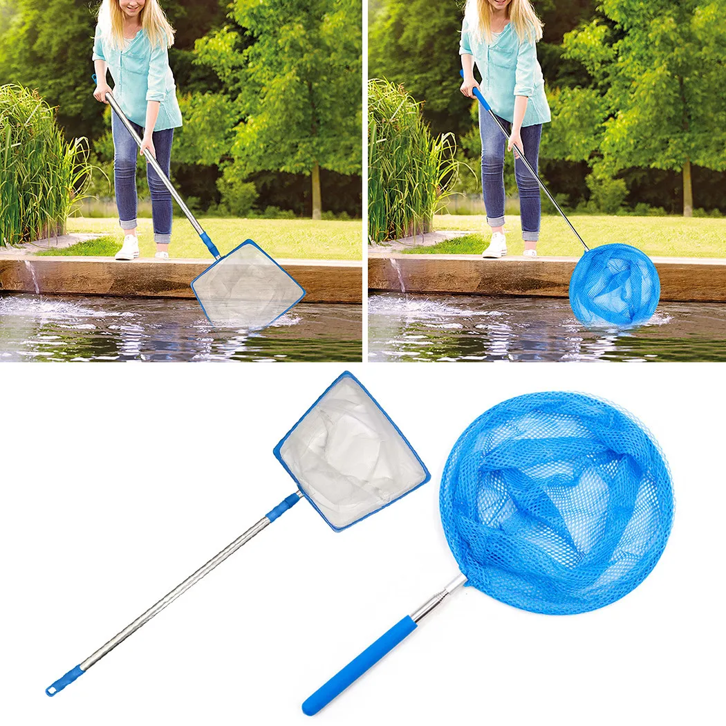 

Leaf Skimmer Swimming Pools Skimmer Net Pool Clean Tool With Aluminium Telescopic Rod Rubbish Cleaning Swimming Pool Accessories