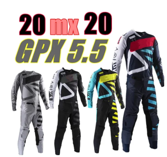 

2020 Motocross Gear Set 4 Colors MX Moto Kits ATV Dirt Bike Jersey And Pant Supercross Enduro Jersey Set Q