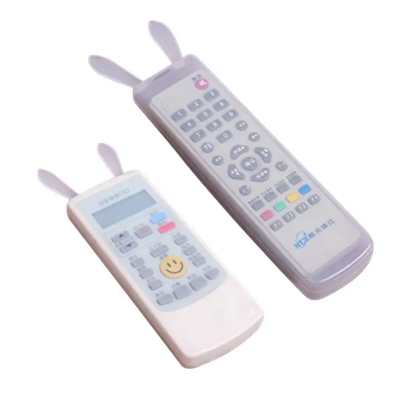 

1pcs TV Remote Control Dust Protection Case Cute Rabbit Silicon Dustproof Waterproof Transparent Remote Control Covers For Home
