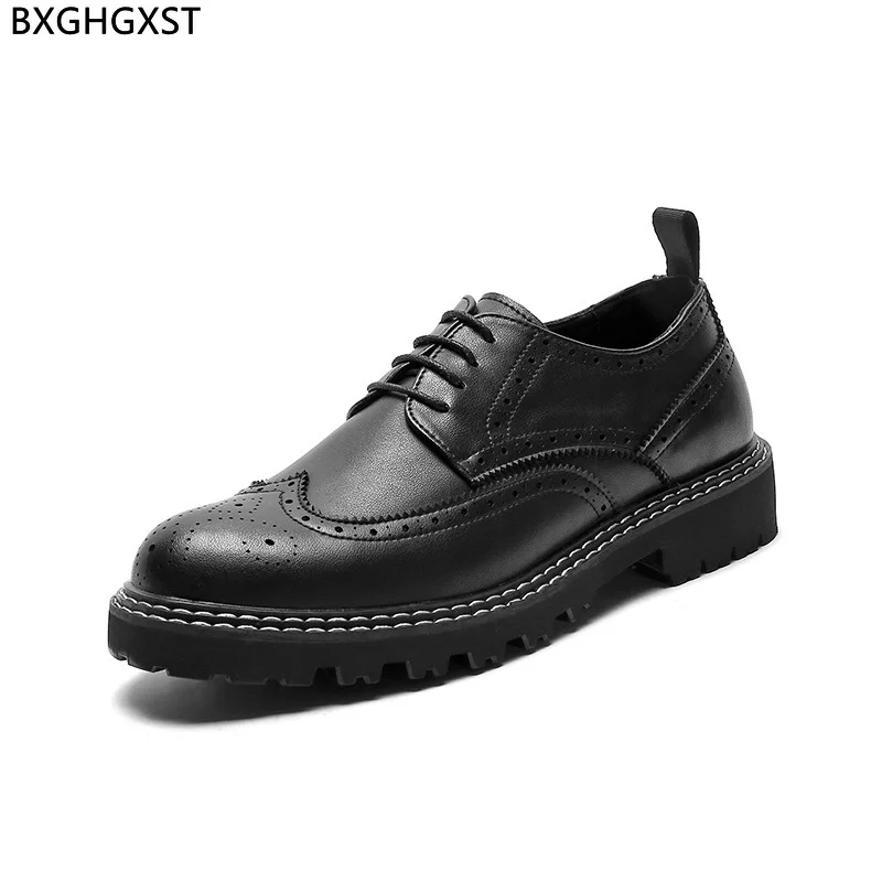 

Black Dress Shoes Mens Fashion Luxury Brogue Shoes Man Formal Office Shoes for Men 2023 Chaussure De Homme Zapatos Sapato Hombre