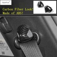 lapetus accessories fit for ford mustang 2015 2019 abs seat safety lock buckle catch base pedestal cap molding cover kit trim