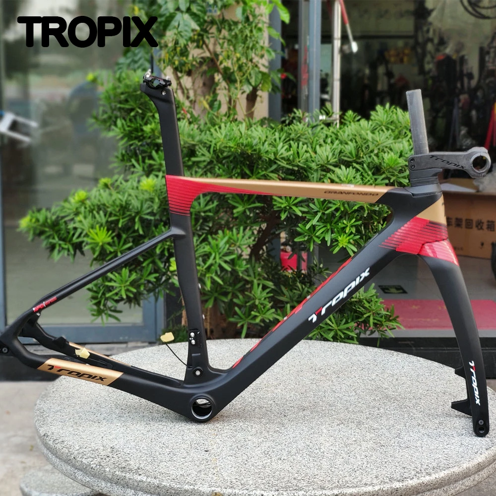 Троpix T800 700C Высококачественная новая карбоновая рама для дорожного велосипеда с