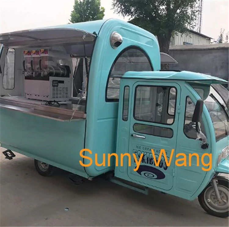 3 8 м Мобильный Электрический трехколесный велосипед трейлер для кейтеринга