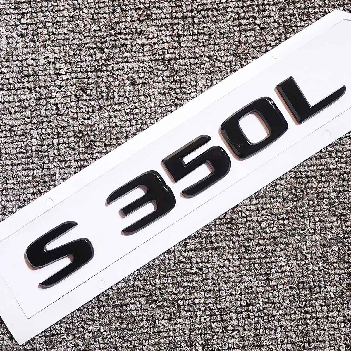 Оригинальный размер 1:1 эмблема заднего хвоста автомобиля с номером буквы стикер