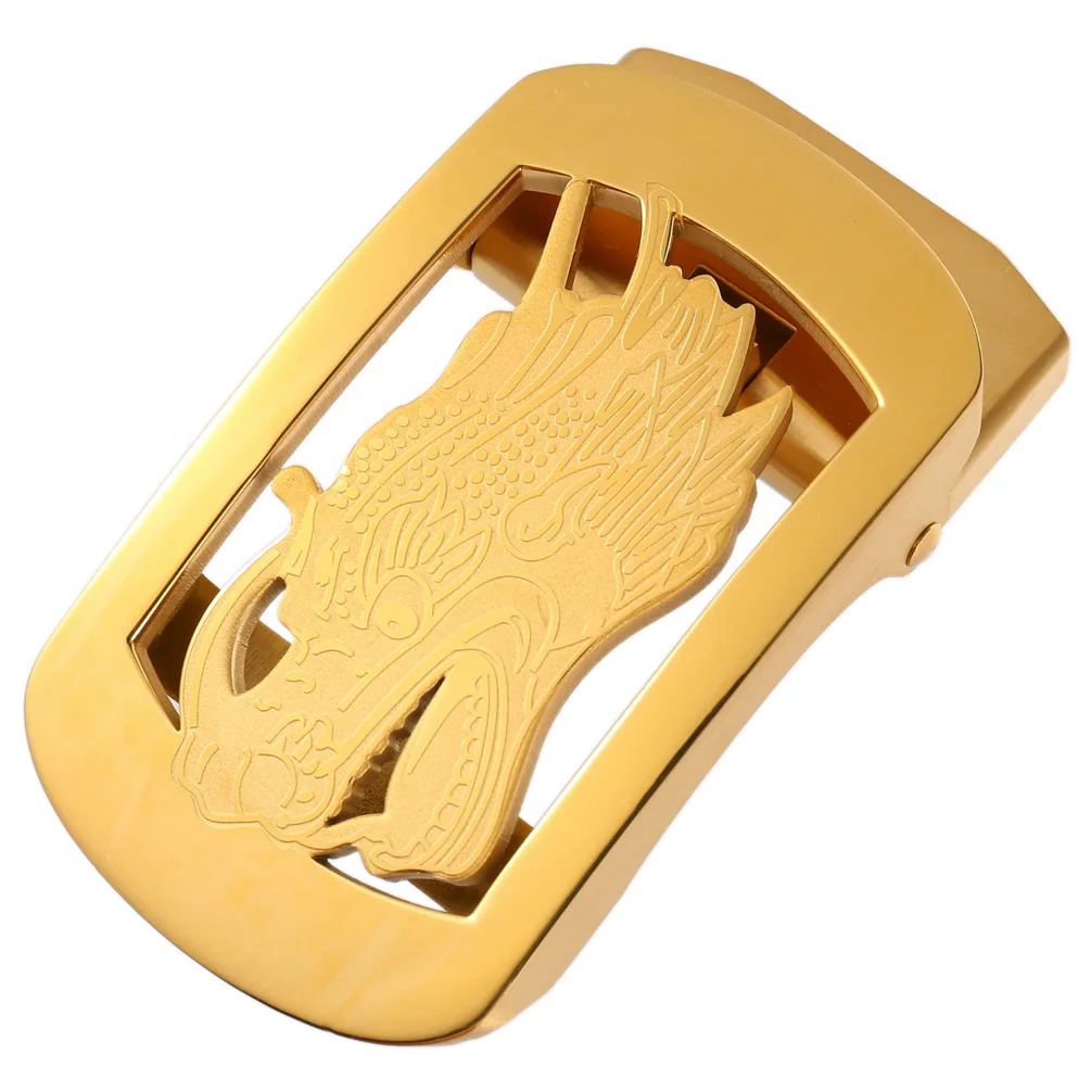 

Аксессуары для мужчин ремень с пряжкой китайского дракона автоматический ремень шириной 3,5 см высококачественный медный материал из нержа...