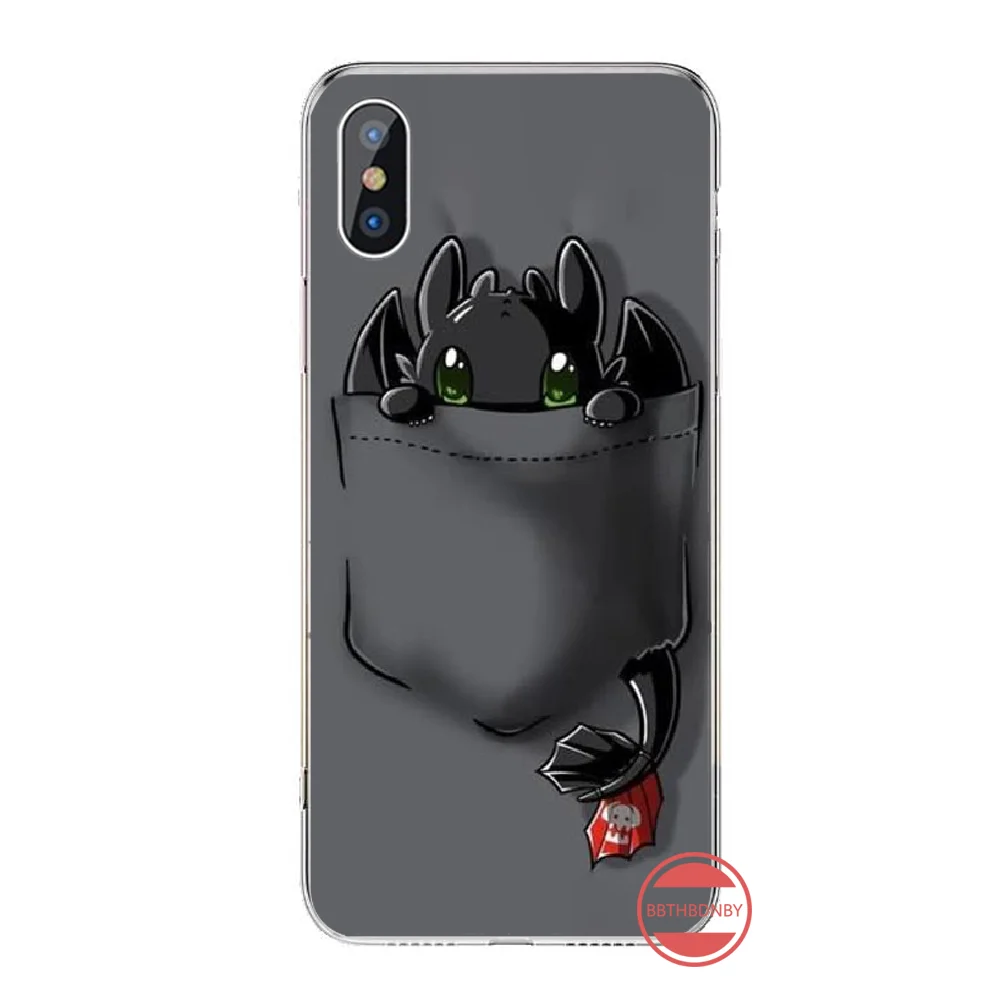 Как приручить дракона DIY чехол для телефона с рисунком iphone 4 4S 5 5S 5c se 6 6s 7 8 plus x xs xr 11