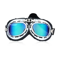 60 hot sale vintage windproof motorcycle scooter goggles helmet motocross glasses eyewear motorcycle riding gear