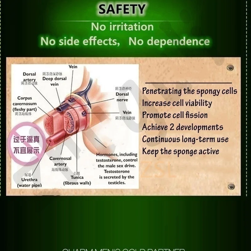 Sex Delay Spray for Men Penis Enlargement Growth Oil Viagra Powerful Anti Premature Ejaculation Erection 60 Minutes Products | Красота и