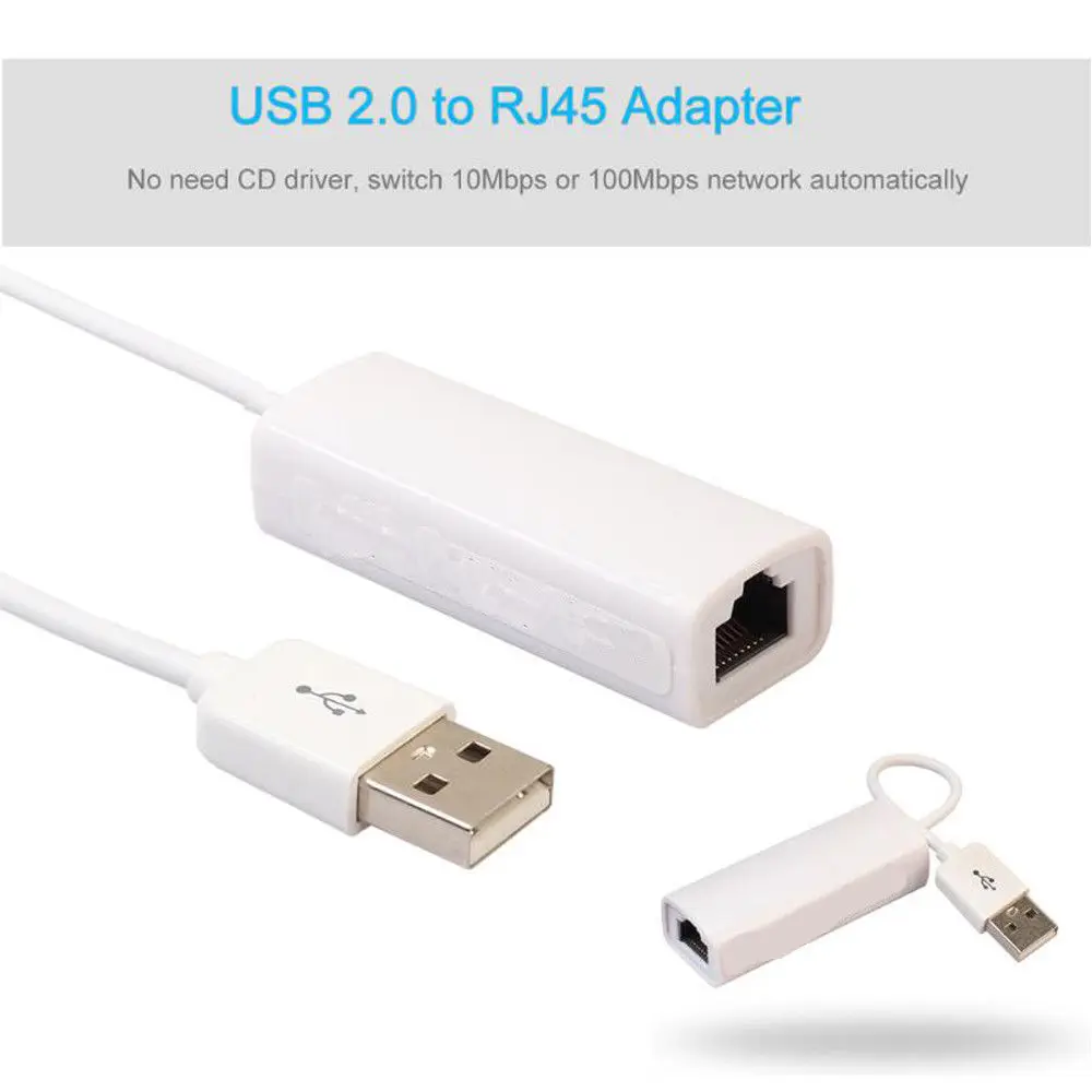 Беспроводной WiFi кабель USB для RJ45 Lan Ethernet Koqit K1 U2 сетевой адаптер DVB-S2 спутниковый ресивер Youtube IP tv цифровая ТВ коробка