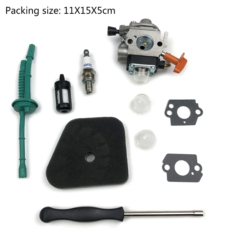 

Carburetor Air Fuel Filter Spark Plug for FS87 FS87R FS90 FS90K FS90R FS100 FS11 J6PC