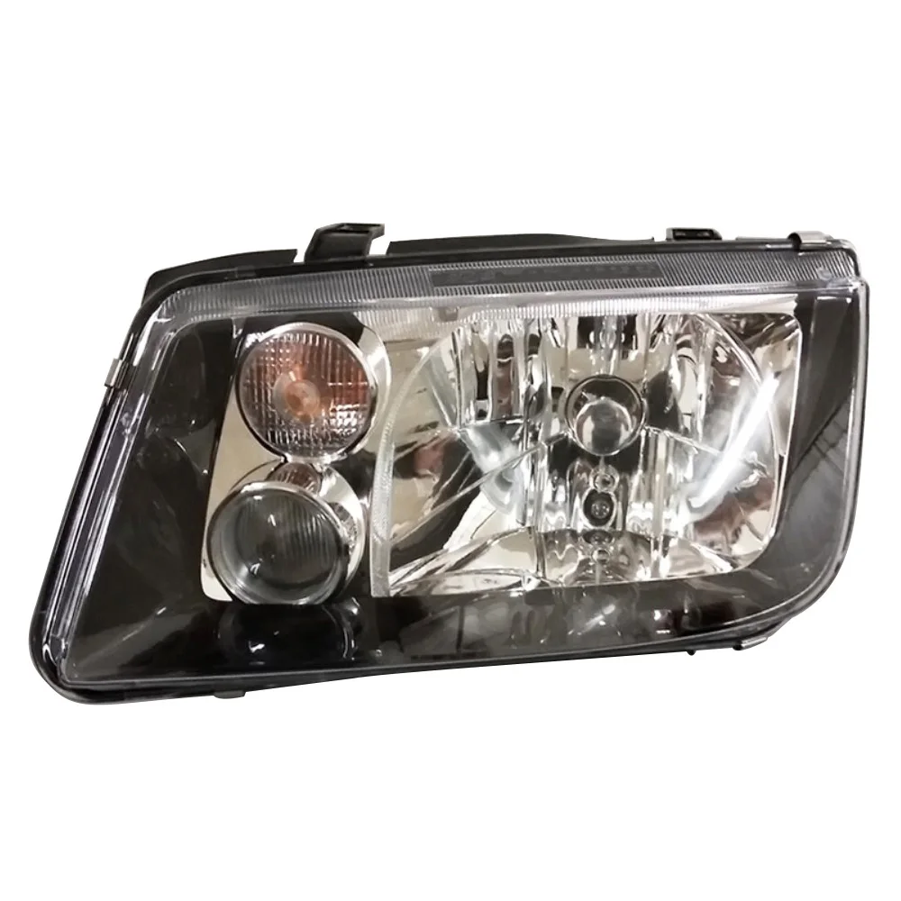 CAPQX для Volkswagen BORA 2002 2003 2004 2005 белая или черная передняя фара, головной светильник, лампа в сборе - Цвет: Black Left side