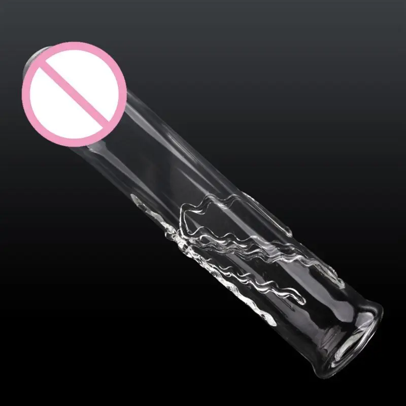 Прозрачная Анальная пробка полый стеклянный Анальный массажер P-Spot стимуляция