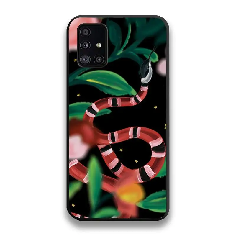 

Luxury brand snake shaped Phone Case For Samsung Galaxy A21S A01 A11 A31 A81 A10 A20E A30 A40 A50 A70 A80 A71 A51