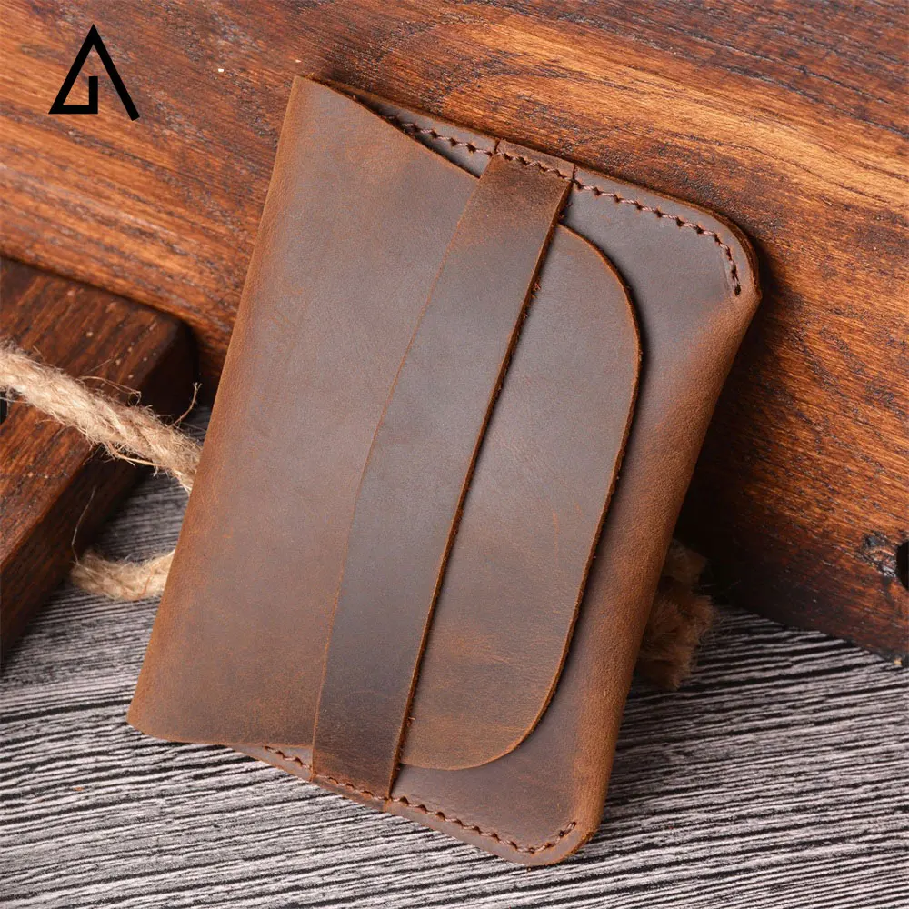 

Men's Wallet Genuine Leather Creative Retro Cowhide Wallet Casual Short Style