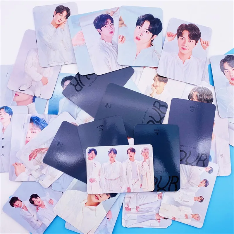 Nueva colecci&oacute;n de seguidores de tarjetas de 7x10cm, set de 8 unids/set de tarjetas de Tour de mapa Bangtan Boys, grupos de Corea del Sur, Kpop, calidad superior-0