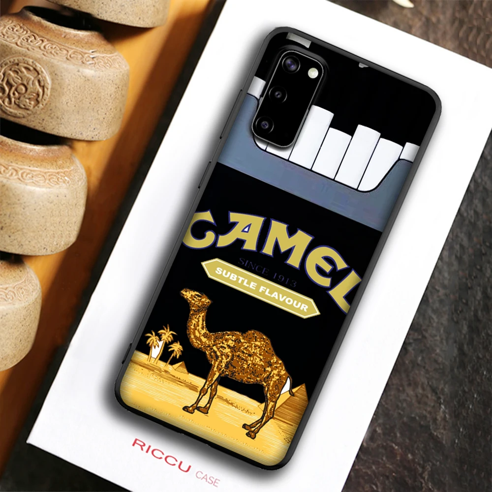 Сигаретный брендовый чехол camel для телефона Samsung Galaxy S10 S10E S8 S9 S9Plus S5 S20 S21 plus ultra UITRA 5G