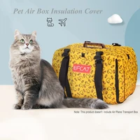 fashion pet crate cover keep warm cover cats dogs breathable travel carrier