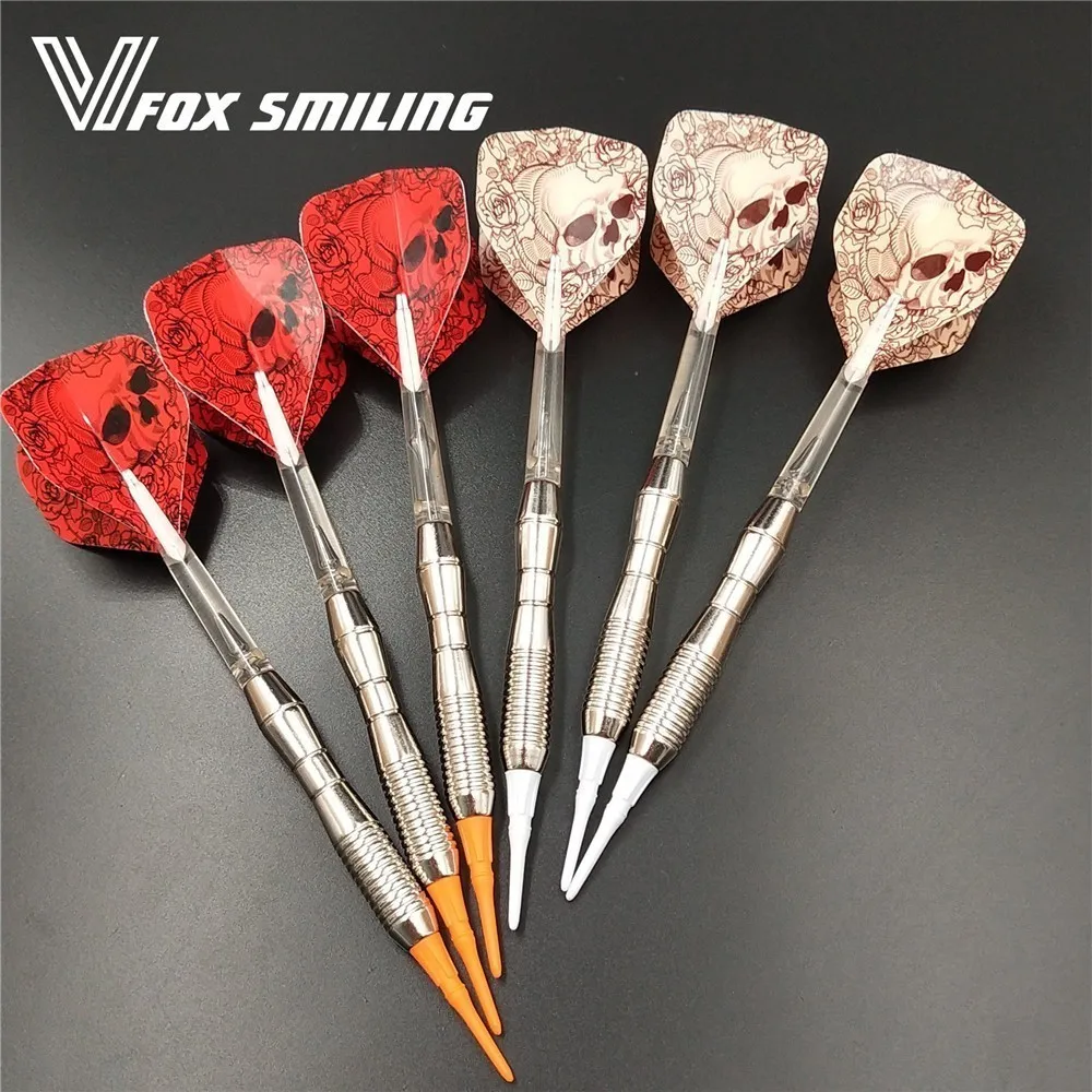 Fox Smiling 3 шт. профессиональные электронные мягкие наконечники Дартс 17 г 146 мм с