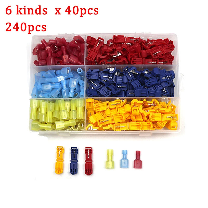 

T-Tap Quick Electrical Cable Connector Snap Splice Lock Wire Terminal Crimp Wire Connectors Waterproof Electric Terminals