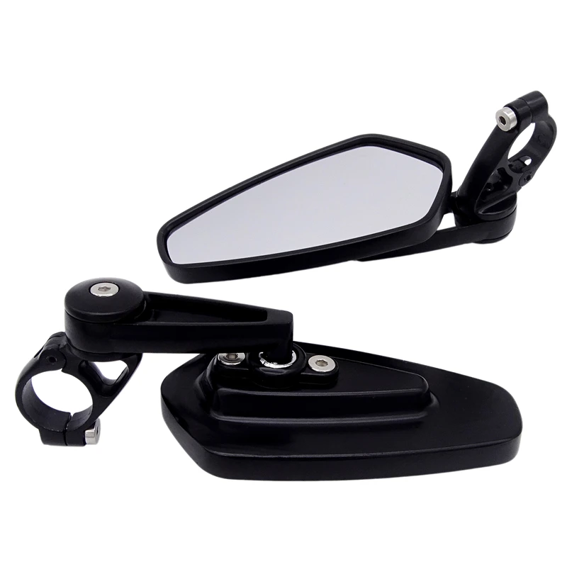 

1 Pair Motorcycle Rearview Mirror 7/8" 22mm Handlebar Universal Side Mirror Accessories for Harley Chopper Cruiser Cafe Racer