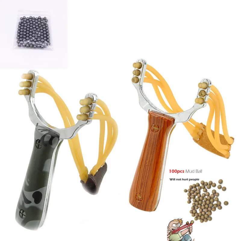 Рогатка алюминиевая катапульта мраморный охотничий Камуфляжный бант сувениры