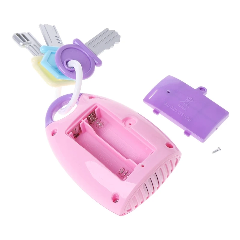 

Baby Toy Musical Car Lock Key Vocal Smart Remote Car Voices Pretend Play Flashing Educational Toys For Children Music Toys