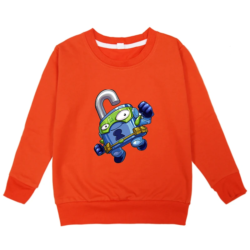 

Cool Printed Child Game Super Zings Sweatshirts O-Neck Casual Baby Boys Girls Superzings Pullover Kids Sportswear Hoodie Gift