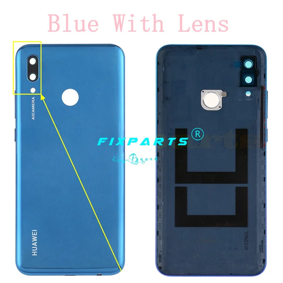 Стеклянная крышка для Huawei P Smart 2019 задняя аккумулятора корпуса Замена | Мобильные