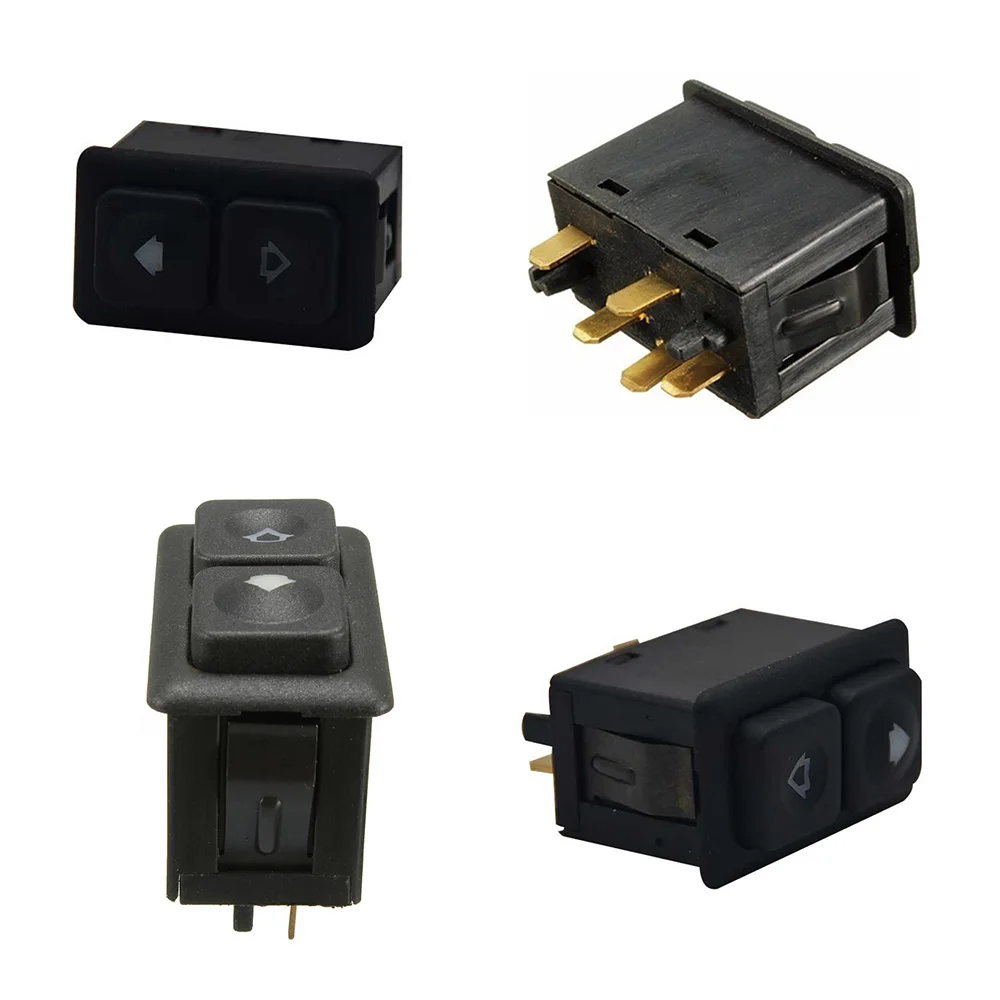 Car Accessories 5 Pin Black 61311381205 Illuminated Power Window Switch Front Left Side For BMW E23 E24 E28 E30 Tools | Автомобили и
