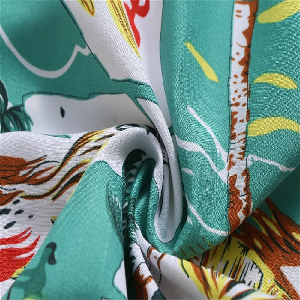 Купальный костюм из двух предметов с цветочным рисунком мужской повседневный