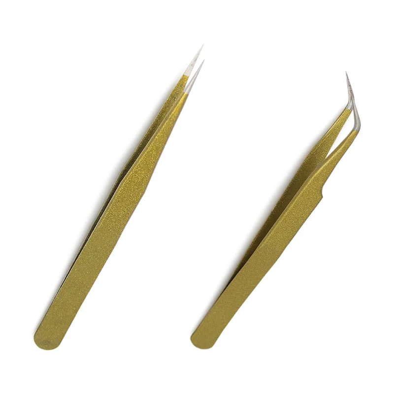 Профессиональный высокоточный изогнутый Прямой пинцет из нержавеющей стали