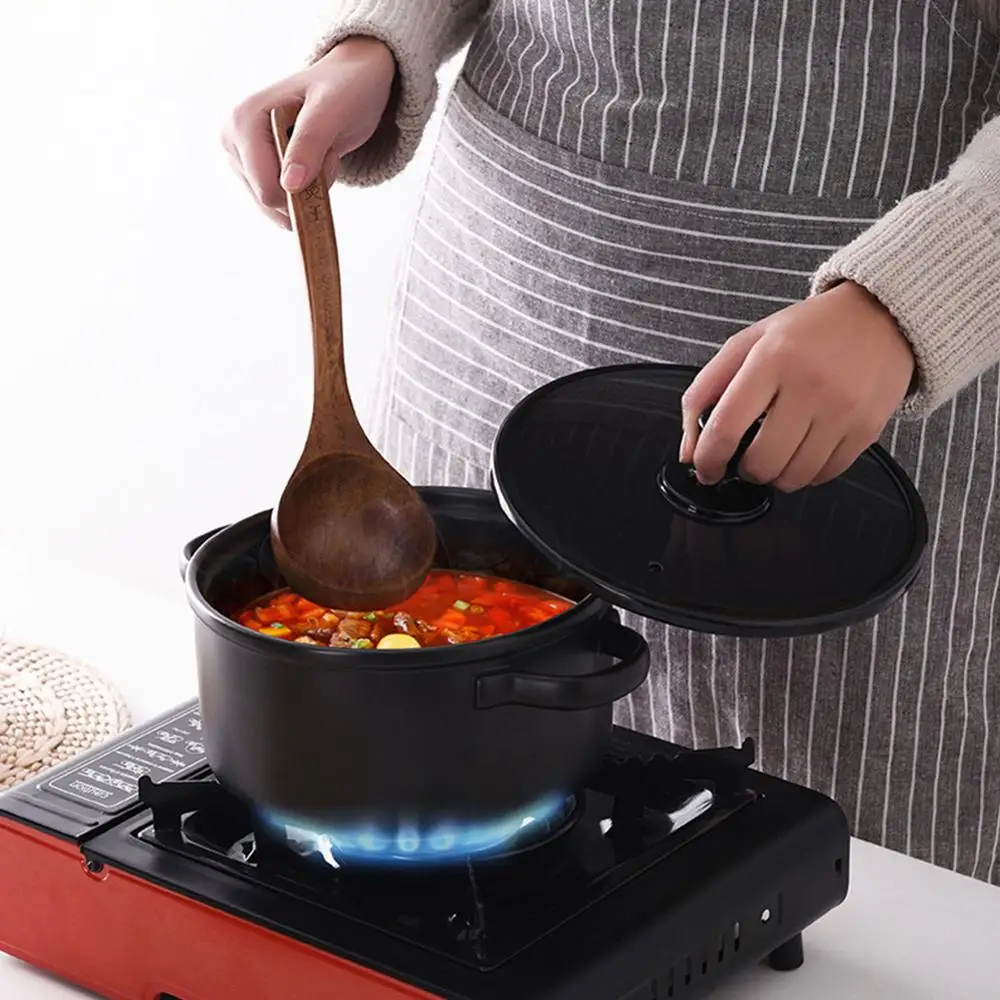 Домашняя кастрюля для тушения супа керамическая газовая плита открытого огня