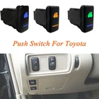 Зеленый и синий светодиодный кнопочный переключатель для Toyota Landcruiser Hilux Prado120 Tacoma FJ Cruiser4runnerHighlander компрессор