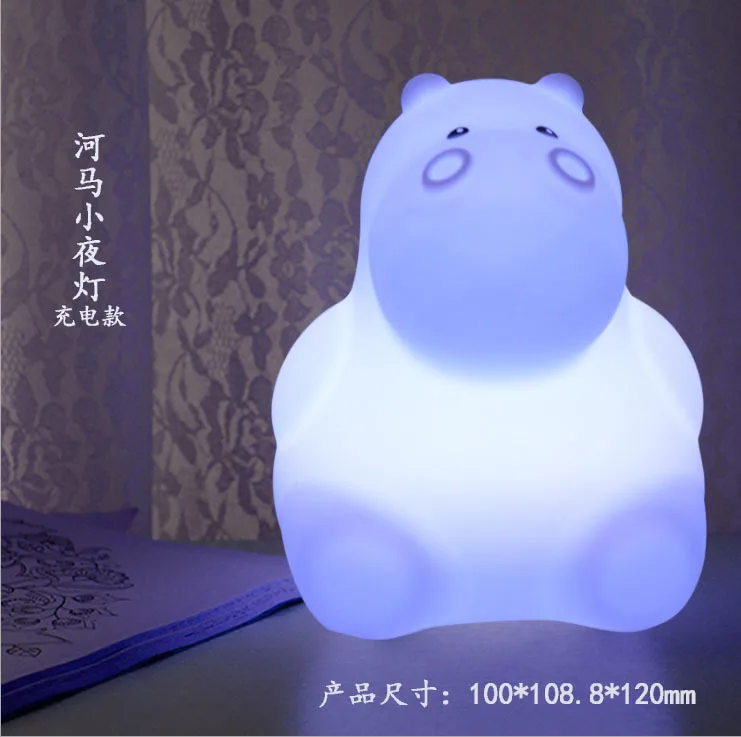 

Creative Bedside Silicone Pat Night Light USB Charging Novel Remote Control Atmosphere Light Night Lights Anime Decor