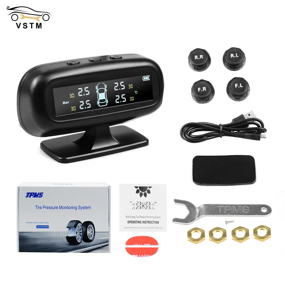 Хорошая цена цифровая система мониторинга давления в шинах TPMS USB - Цена: 1312.19