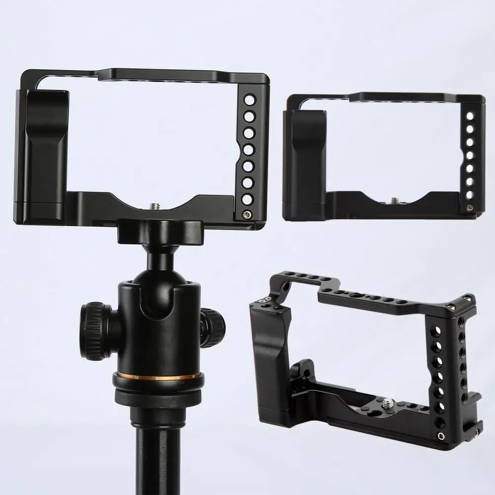 

Стабильный корпус для камеры из алюминиевого сплава с холодным башмаком для Canon EOS M6 Mark 2