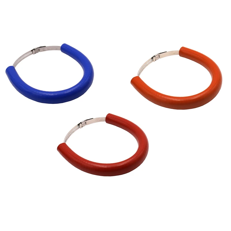 

Universal Motorcycle Exhaust Muffler Protector Cover Oval Anti-Hot Exhaust Protector Cover for YZ80 YZ85