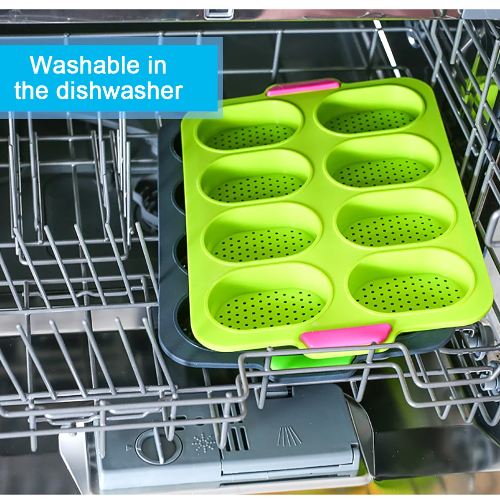 

Mini Baguette Baking Tray Bread Baking Mold Silicone Non-stick Bread Tray