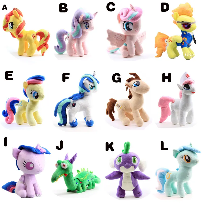 24 вида Радужный Единорог искусственная плюшевая игрушка кукла плюшевые
