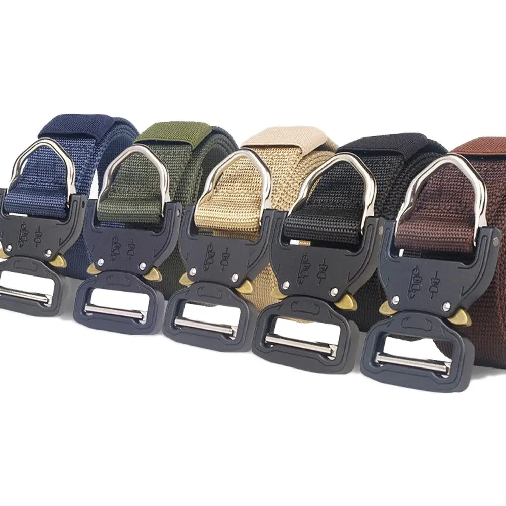 Высококачественный тактический ремень в стиле милитари Нейлоновый Регулируемый