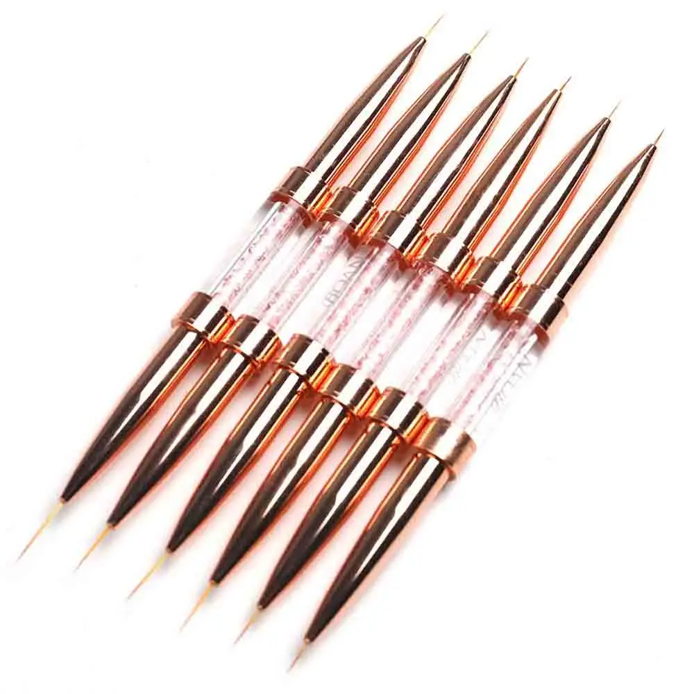 Кисть для рисования с двойной головкой под розовое золото | Красота и здоровье