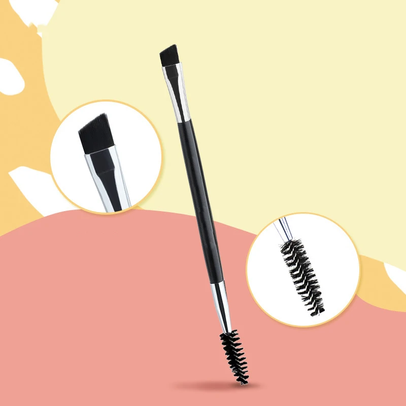 Портативные женские кисти для макияжа глаз лица косметические бровей инструмент