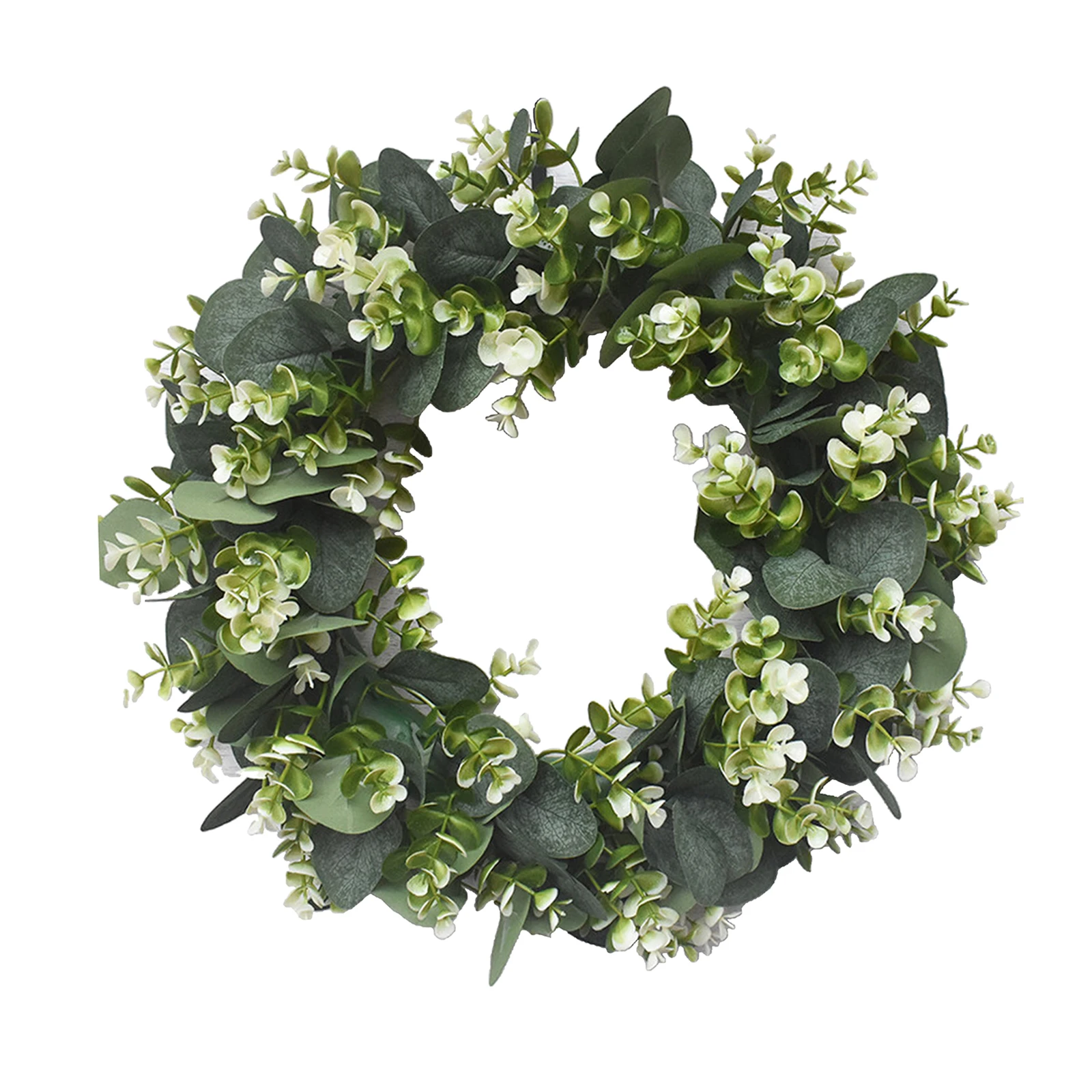 

40cm Eucalyptus Wreath Wall Garden Porch Garland Decoration Photograph Props