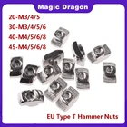 M3 M4 M5 M6 M8 паз Т-образная гайка скользящая Т-образная гайка ударный соединитель для ЕС 20 30 40 45 серии алюминиевый профиль 2020 3030 4040